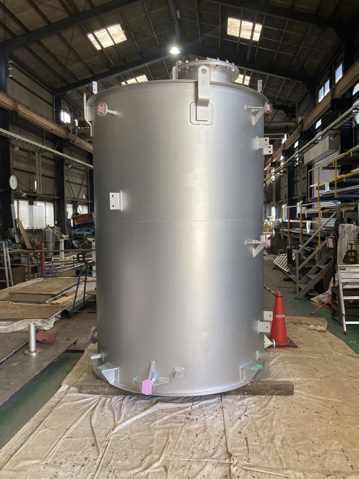 ステンレスタンク3基製作 | 製作工事